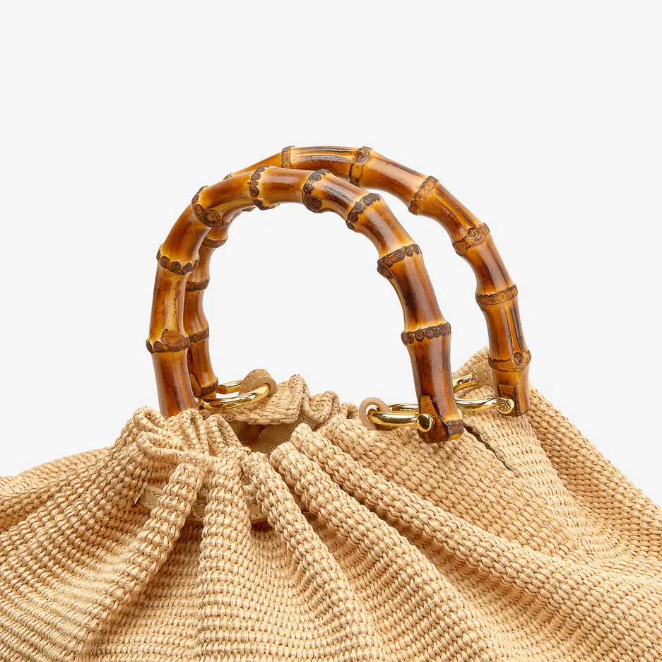 Maxi Shopper Beige Bamboo