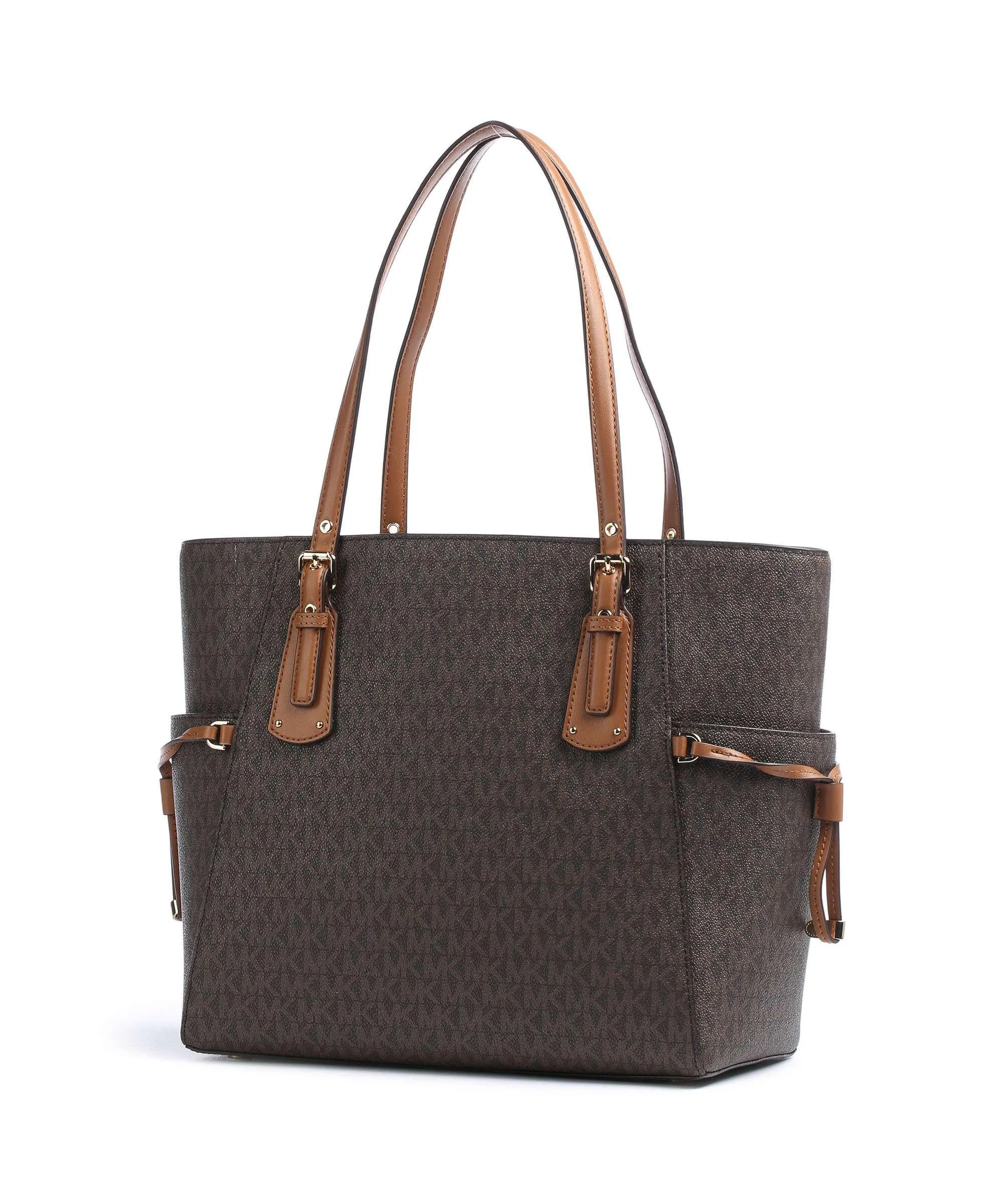  Michael Kors Voyager Borsa shopper tela marrone scuro  