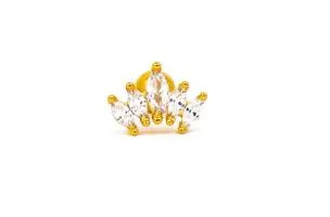 Mini orecchino elegante, colore oro