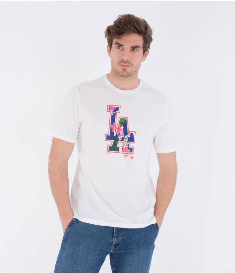 MLB EVERYDAY WASH LOS ANGELES DODGERS SS TEE - WHITE