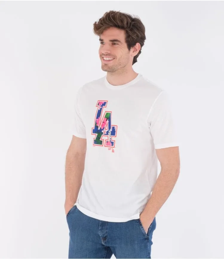 MLB EVERYDAY WASH LOS ANGELES DODGERS SS TEE - WHITE