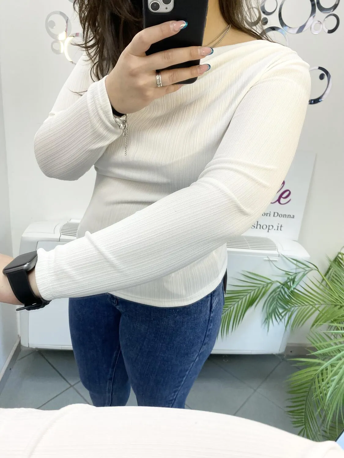NEW Maglia con fiocco sul retro