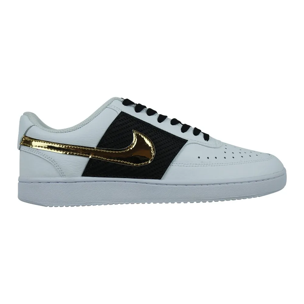 Nike - Court Vision carbonio nero e swoosh specchiato oro â€“ COURT CARBONIO GOLD