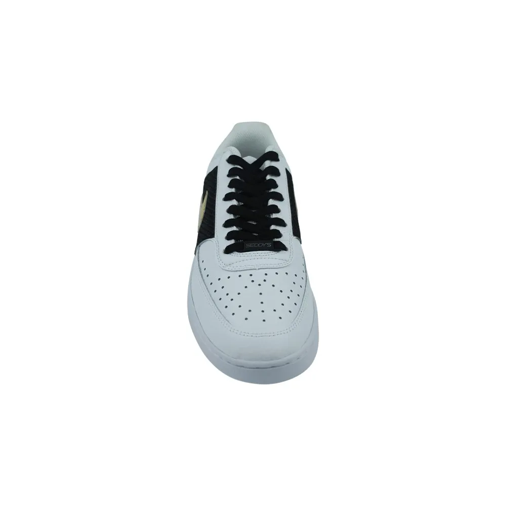 Nike - Court Vision carbonio nero e swoosh specchiato oro â€“ COURT CARBONIO GOLD