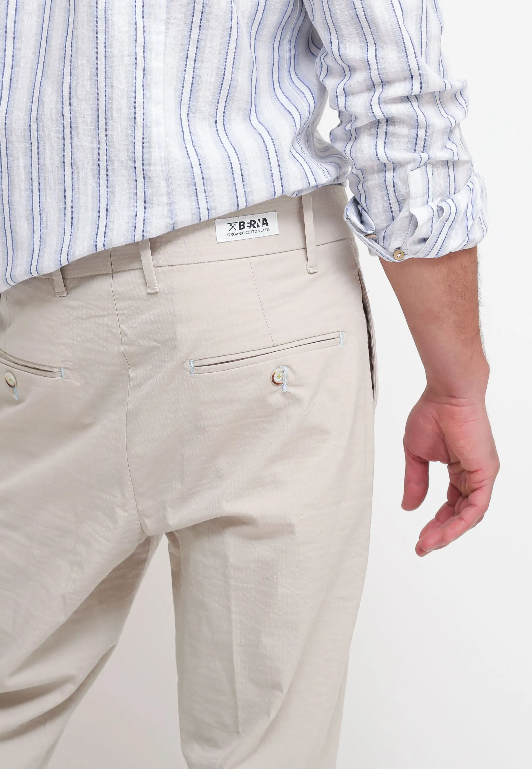 Pantalone Goffrato - Sabbia
