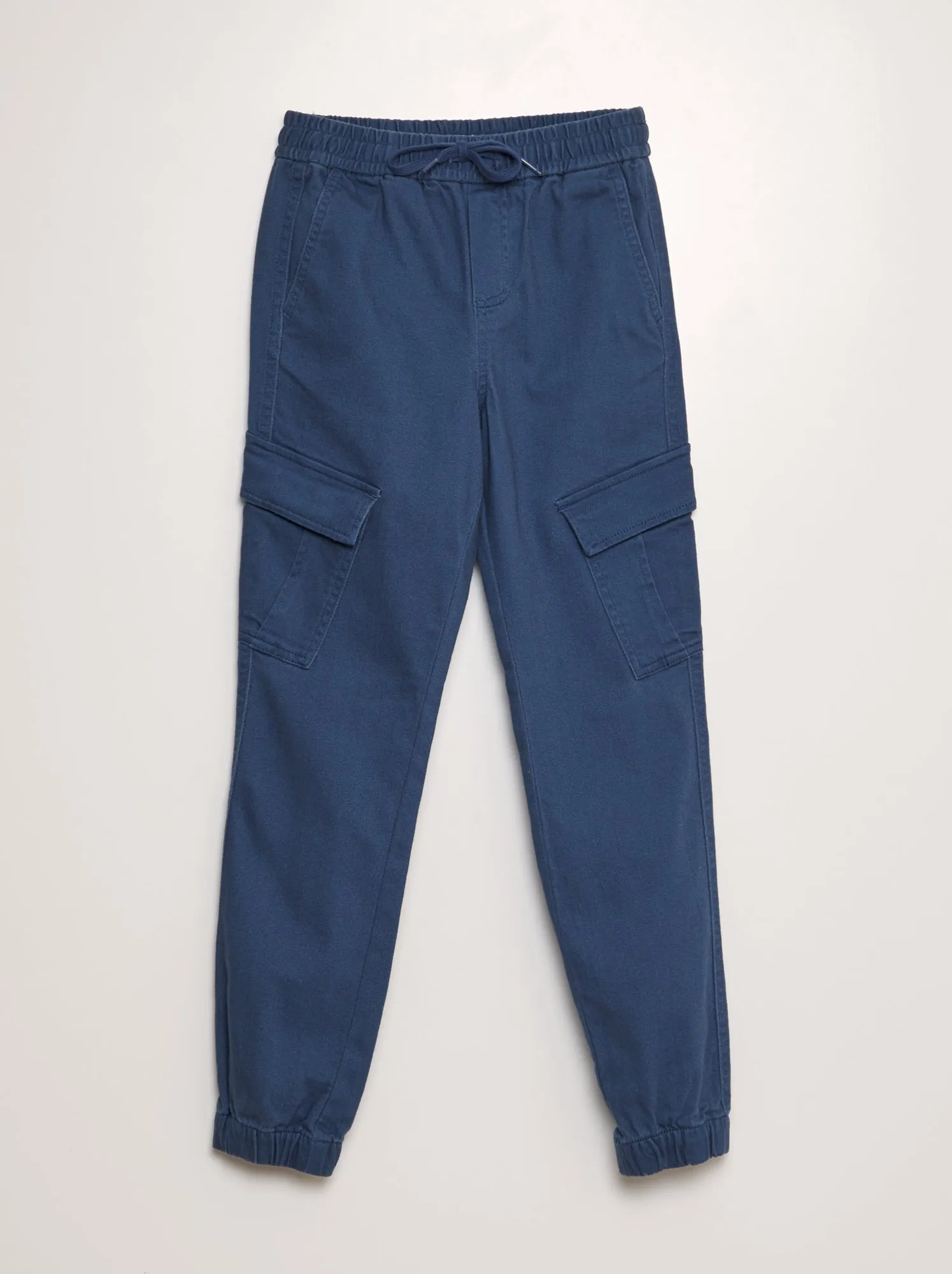 Pantaloni con tasche laterali - BLU