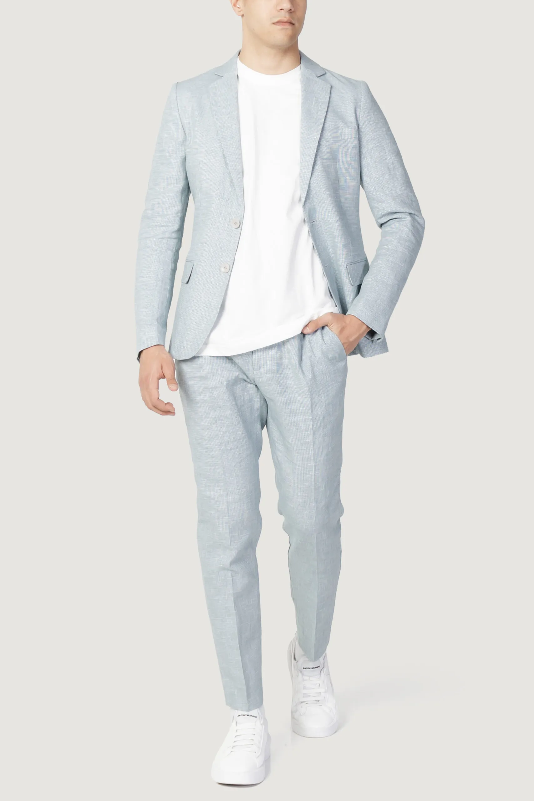 Pantaloni da completo Antony Morato gustaf carrot fit Verde