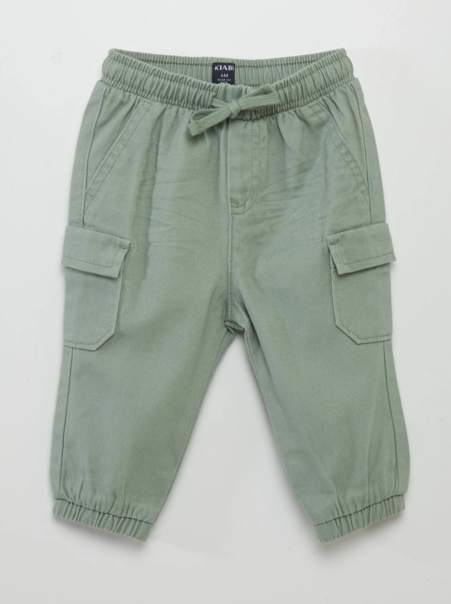 Pantaloni joggers con tasche con patta - BLU