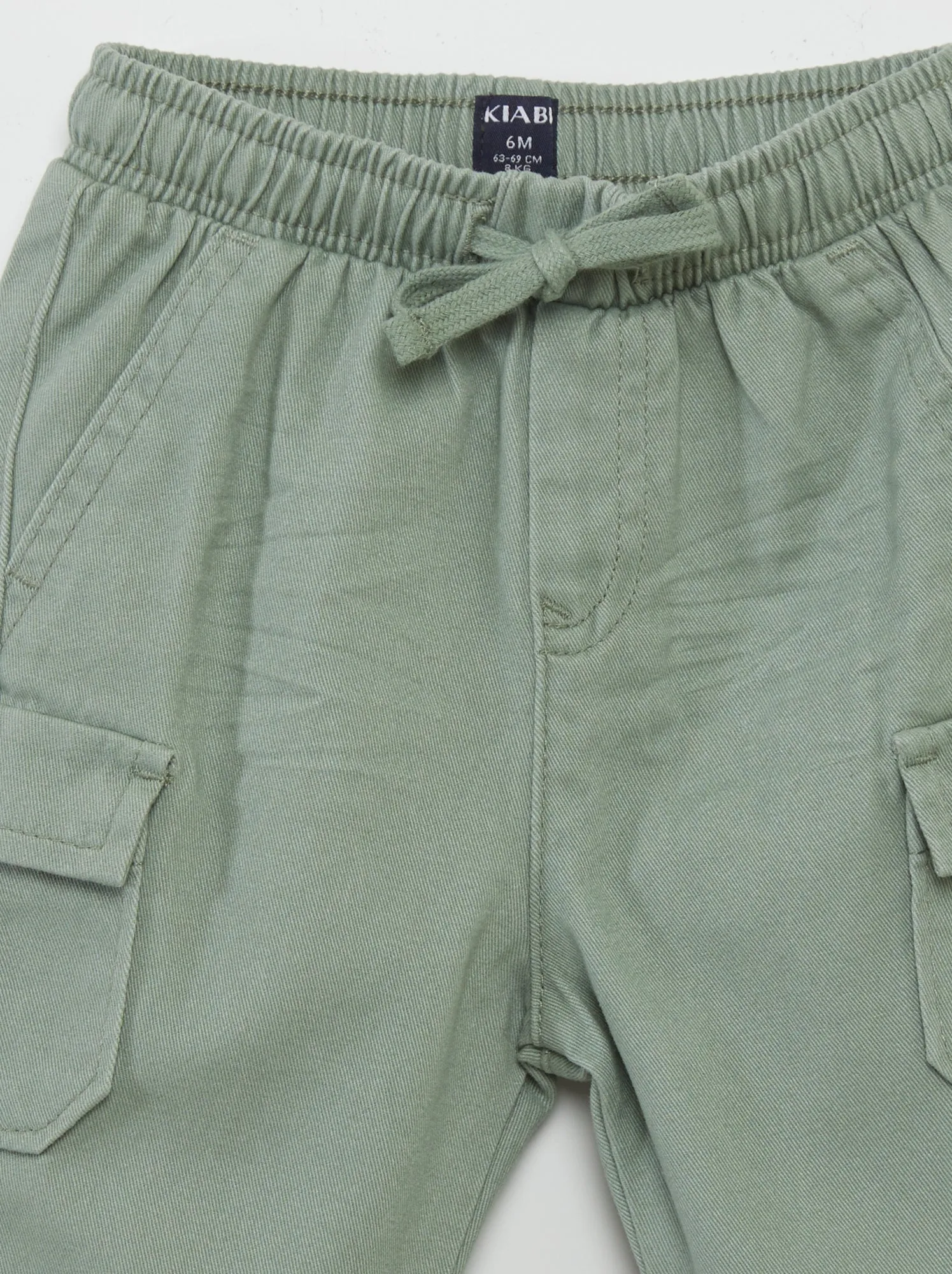 Pantaloni joggers con tasche con patta - BLU