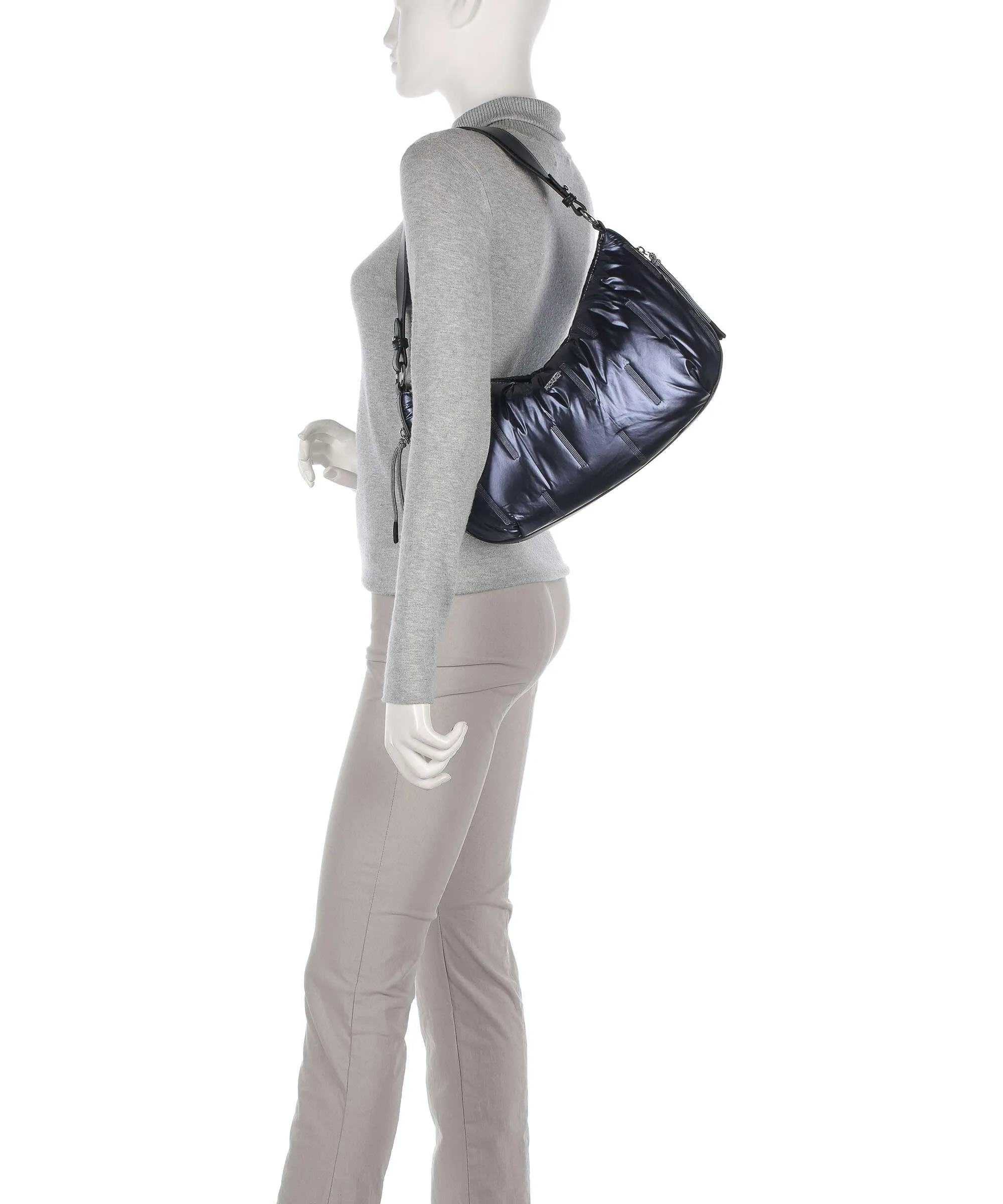  Picard Arosa Borsa hobo sintetico blu scuro  