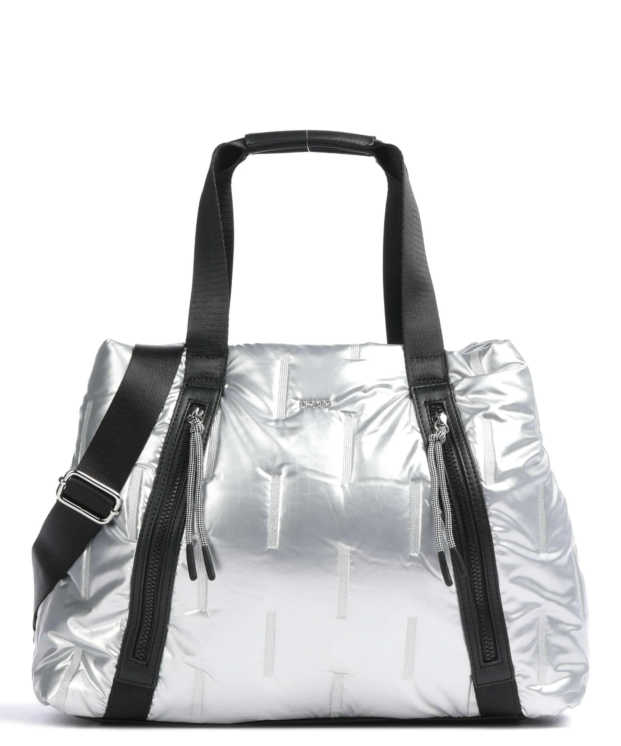  Picard Arosa Borsa shopper sintetico argento  