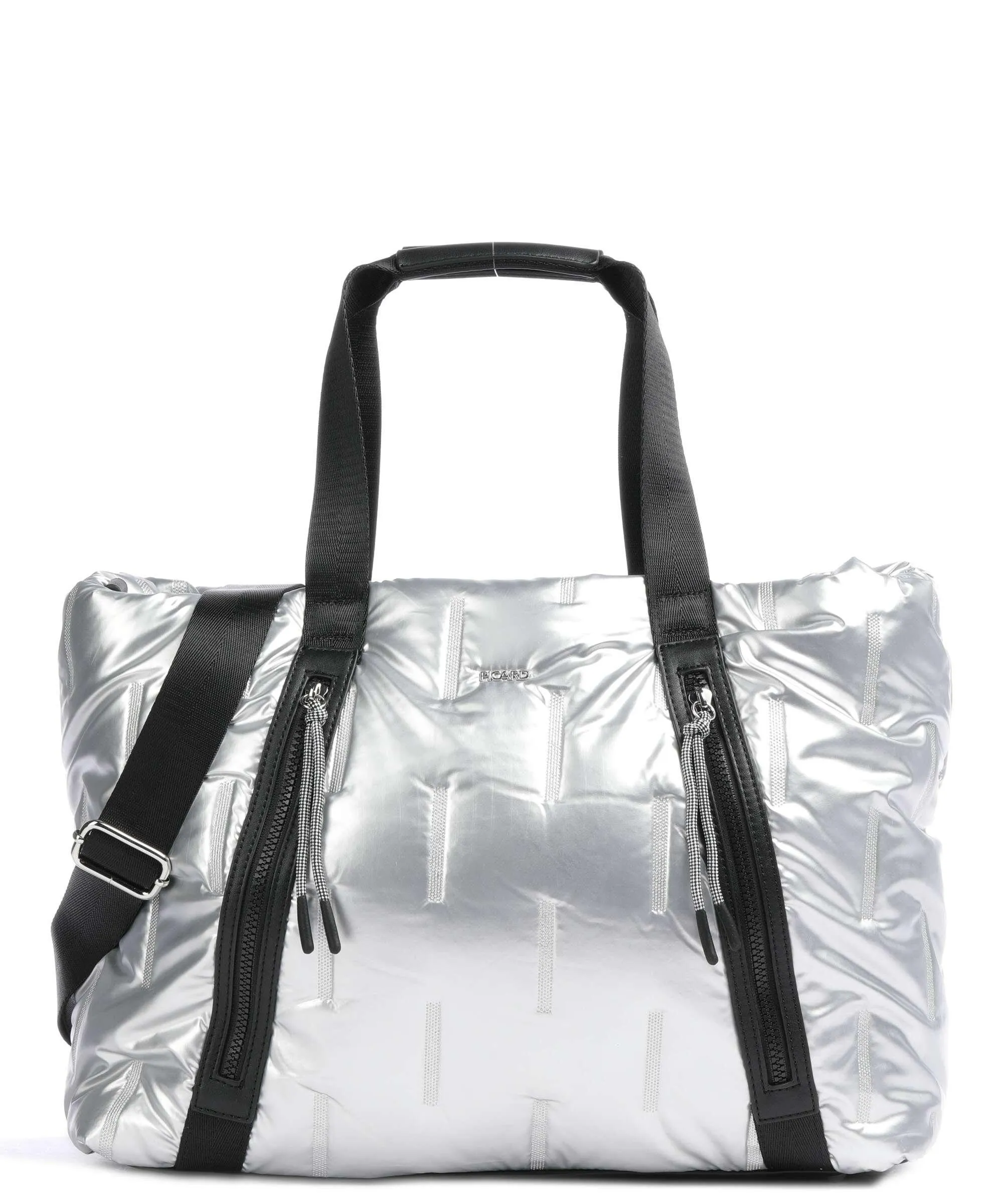  Picard Arosa Borsa shopper sintetico argento  