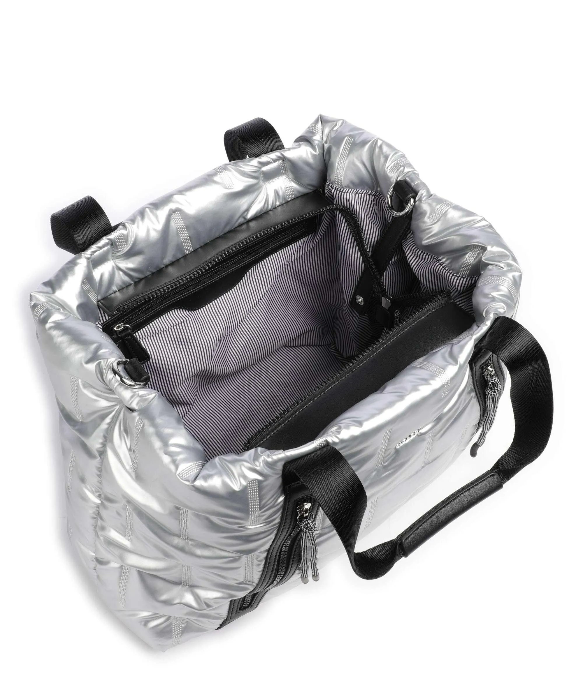  Picard Arosa Borsa shopper sintetico argento  