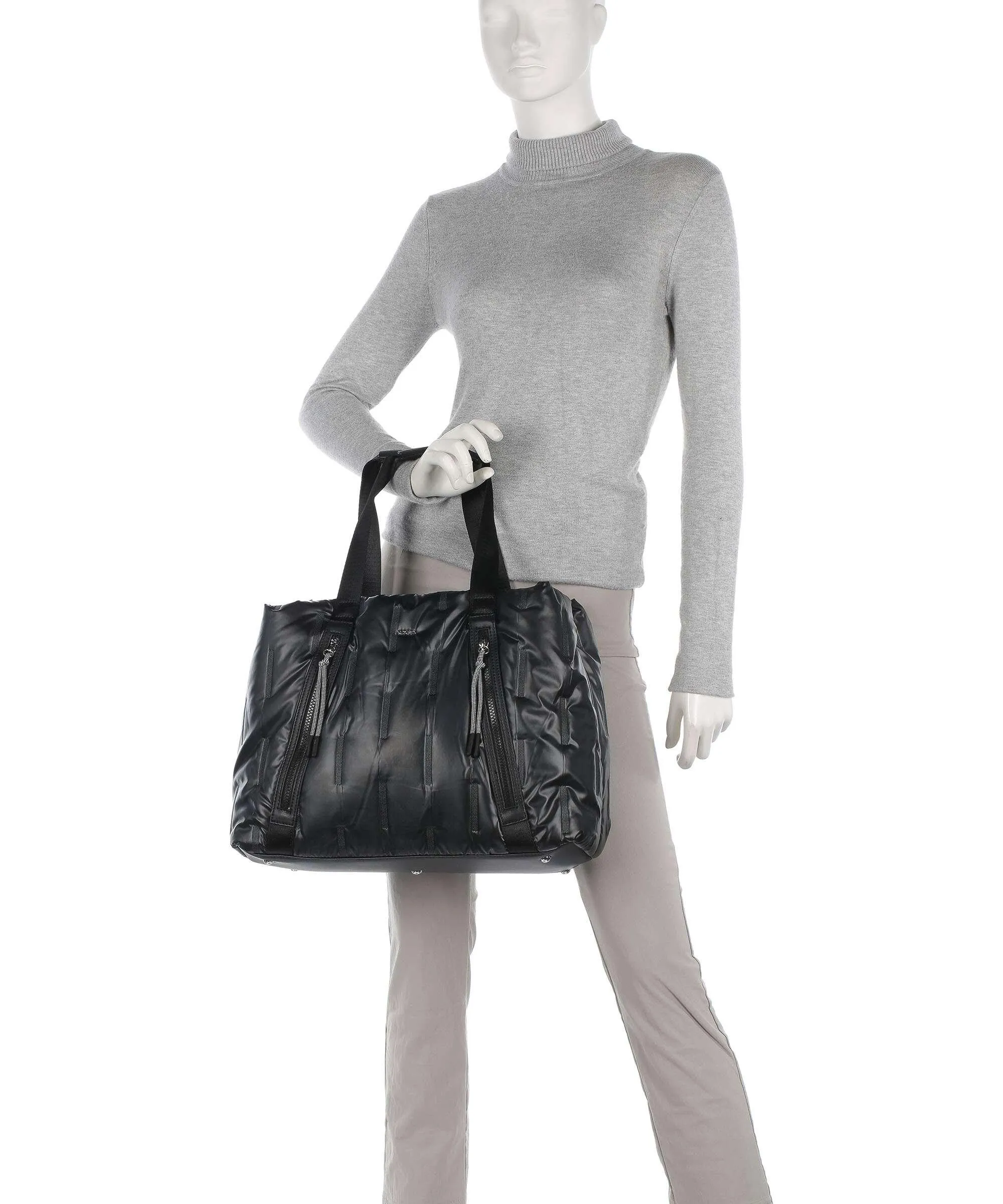  Picard Arosa Borsa shopper sintetico nero  