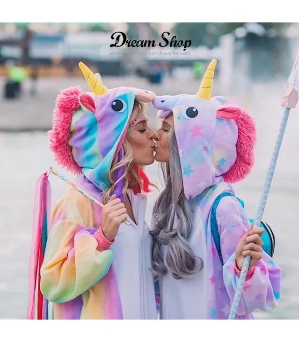 Pigiamone unicorn rainbow