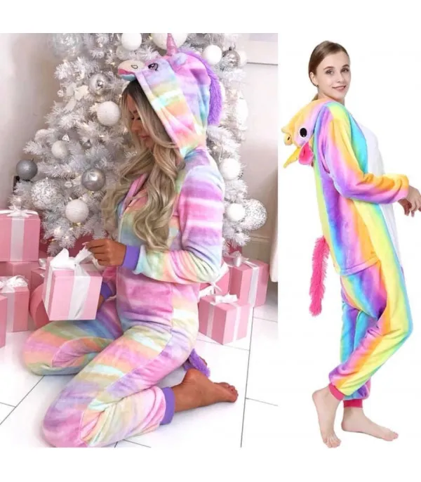 Pigiamone unicorn rainbow