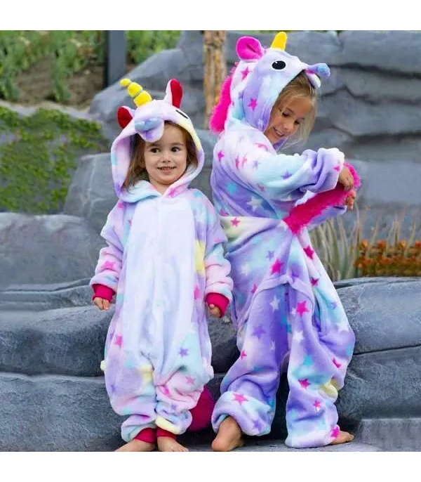 Pigiamone unicorn rainbow