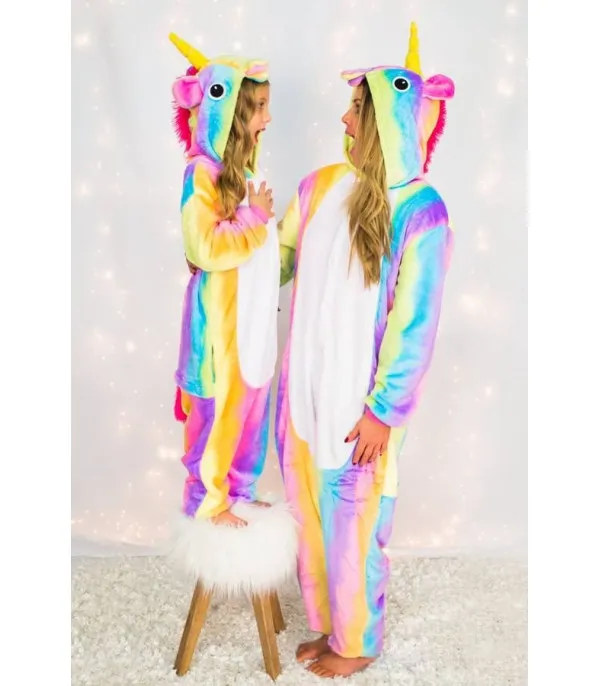 Pigiamone unicorn rainbow