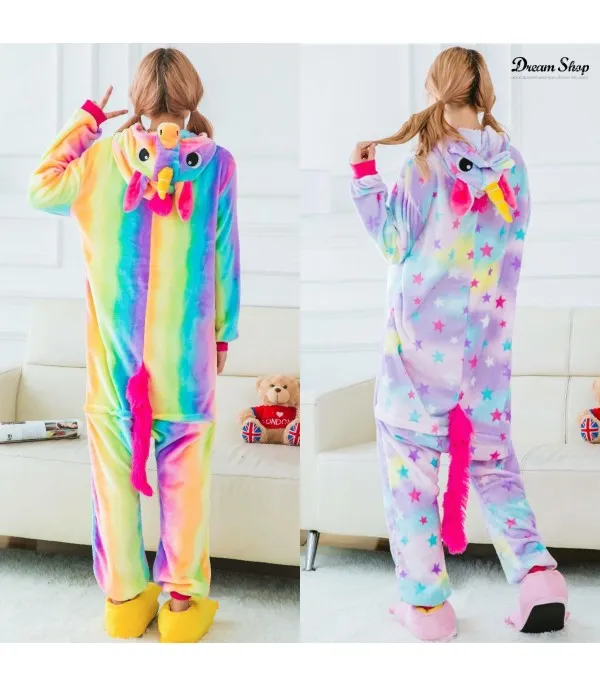 Pigiamone unicorn rainbow