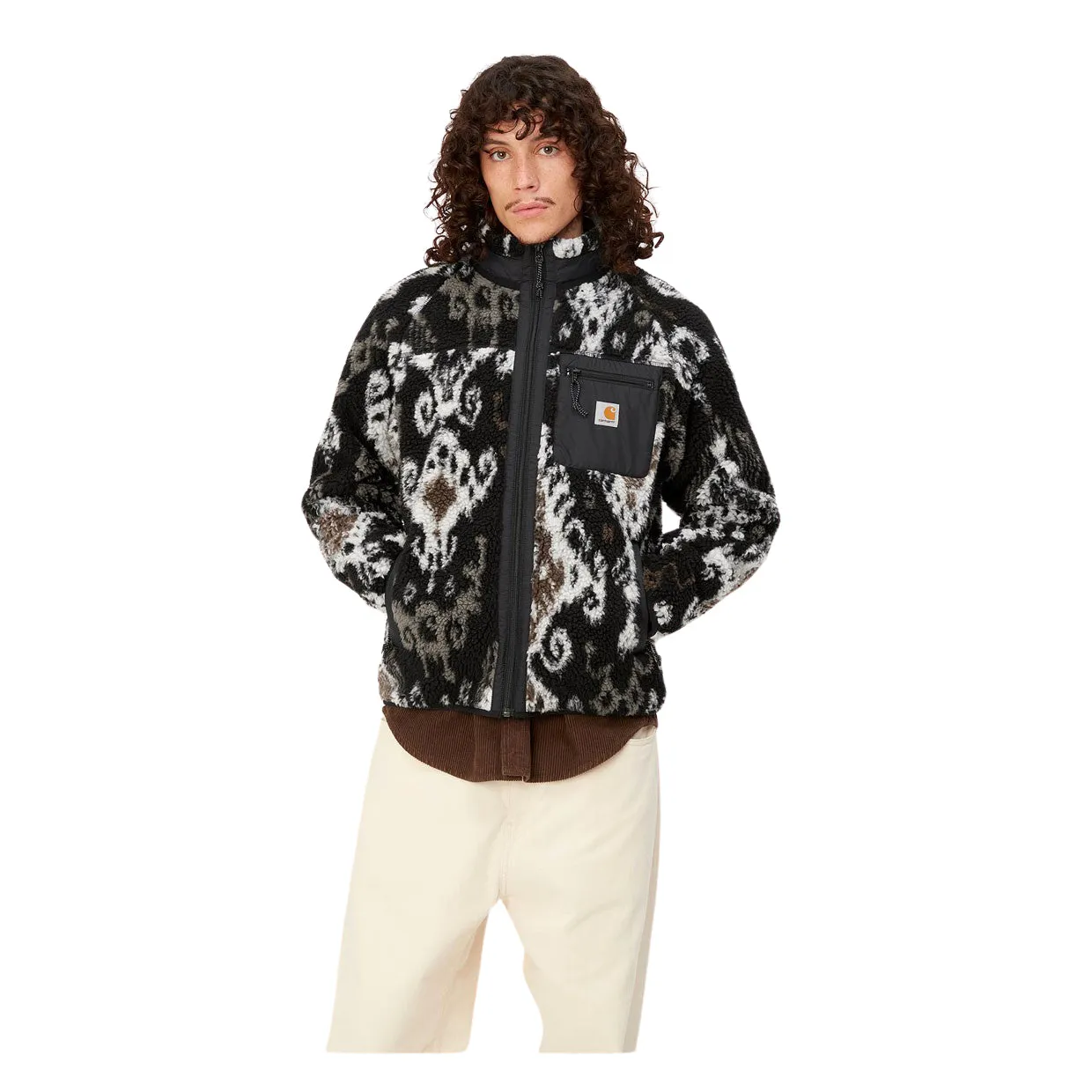 Pile Uomo Carhartt WIP Prentis Liner Nero Multicolor
