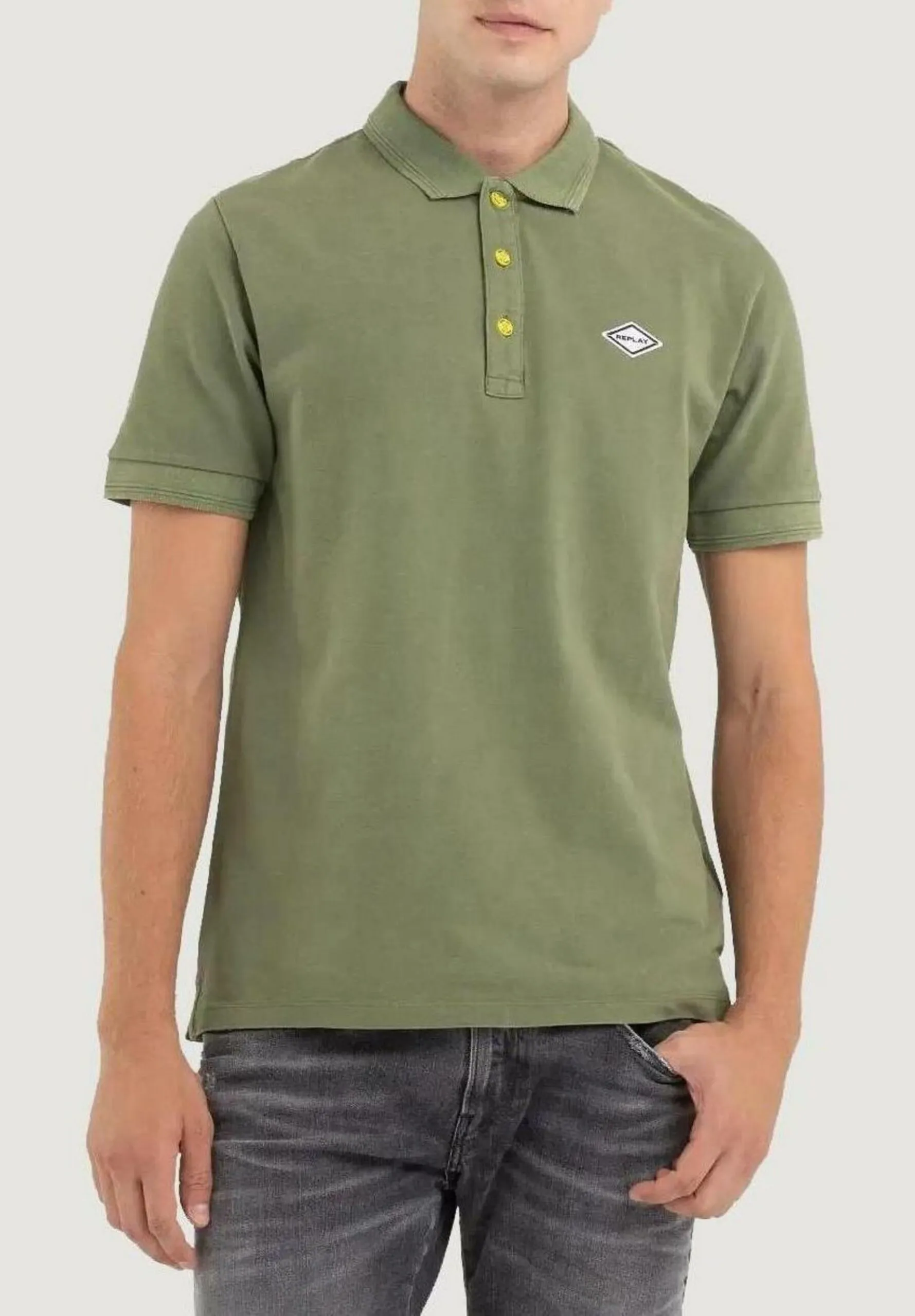 Polo manica corta Replay  Verde