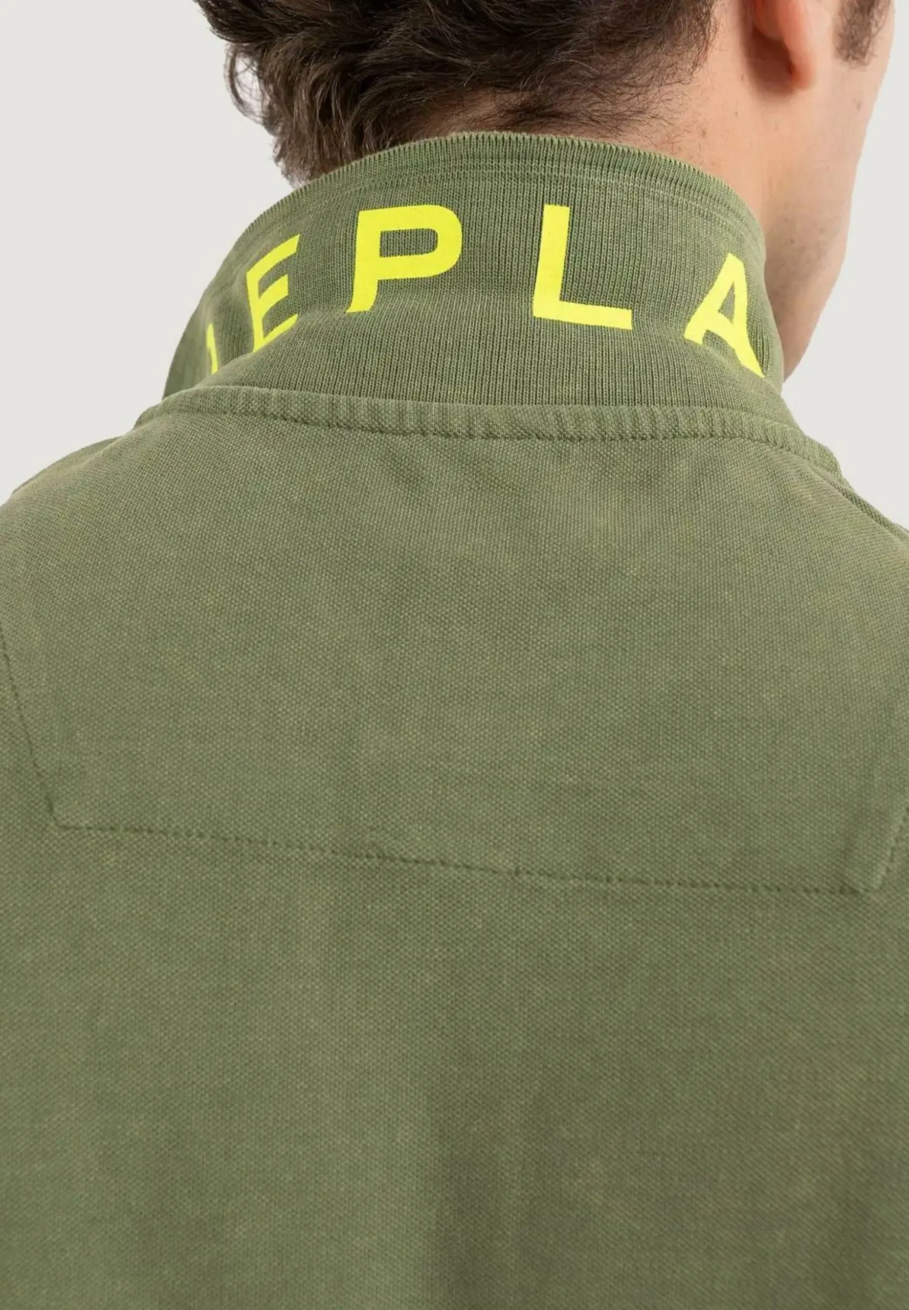Polo manica corta Replay  Verde