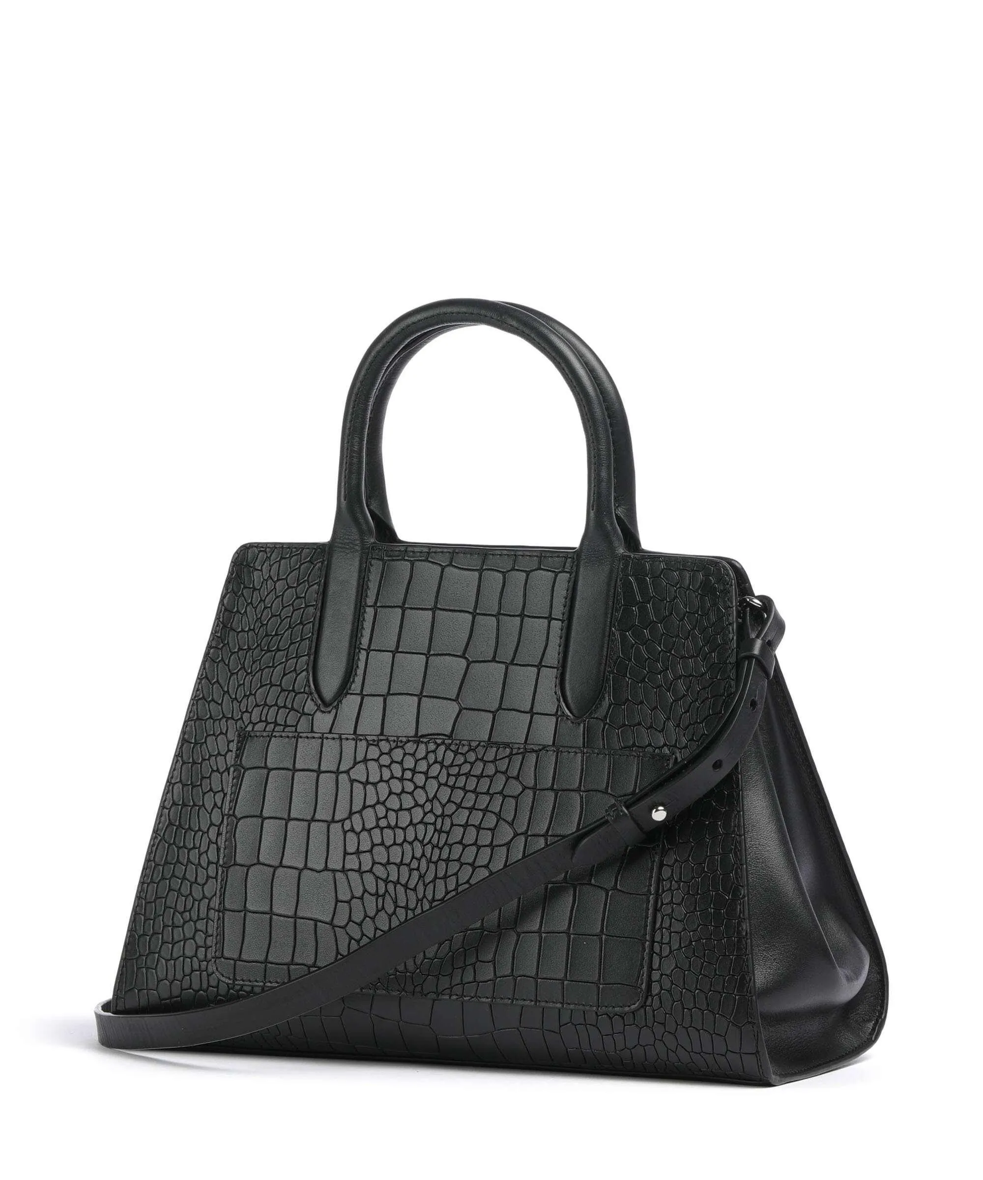  Radley London Glasshouse Borsa a mano pelle di vacchetta goffrata nero  