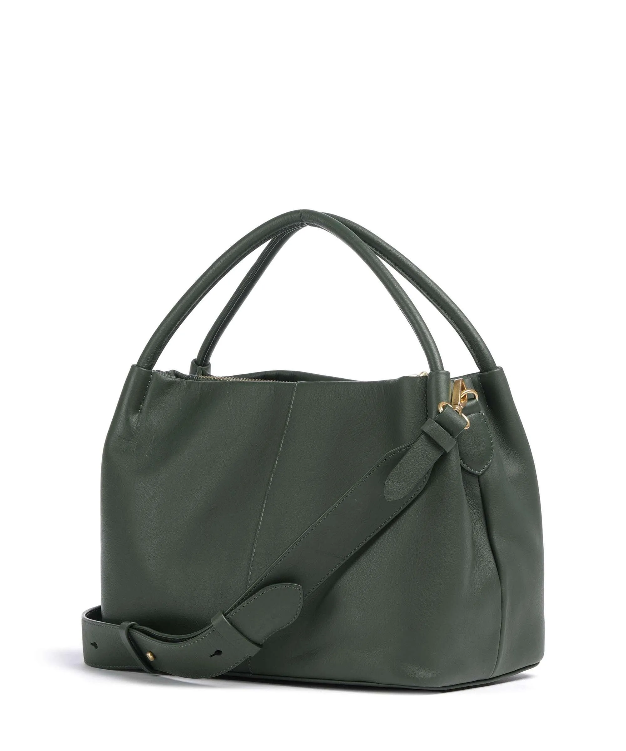  Radley London Ivydale Road Borsa a mano pelle di vacchetta grana verde  