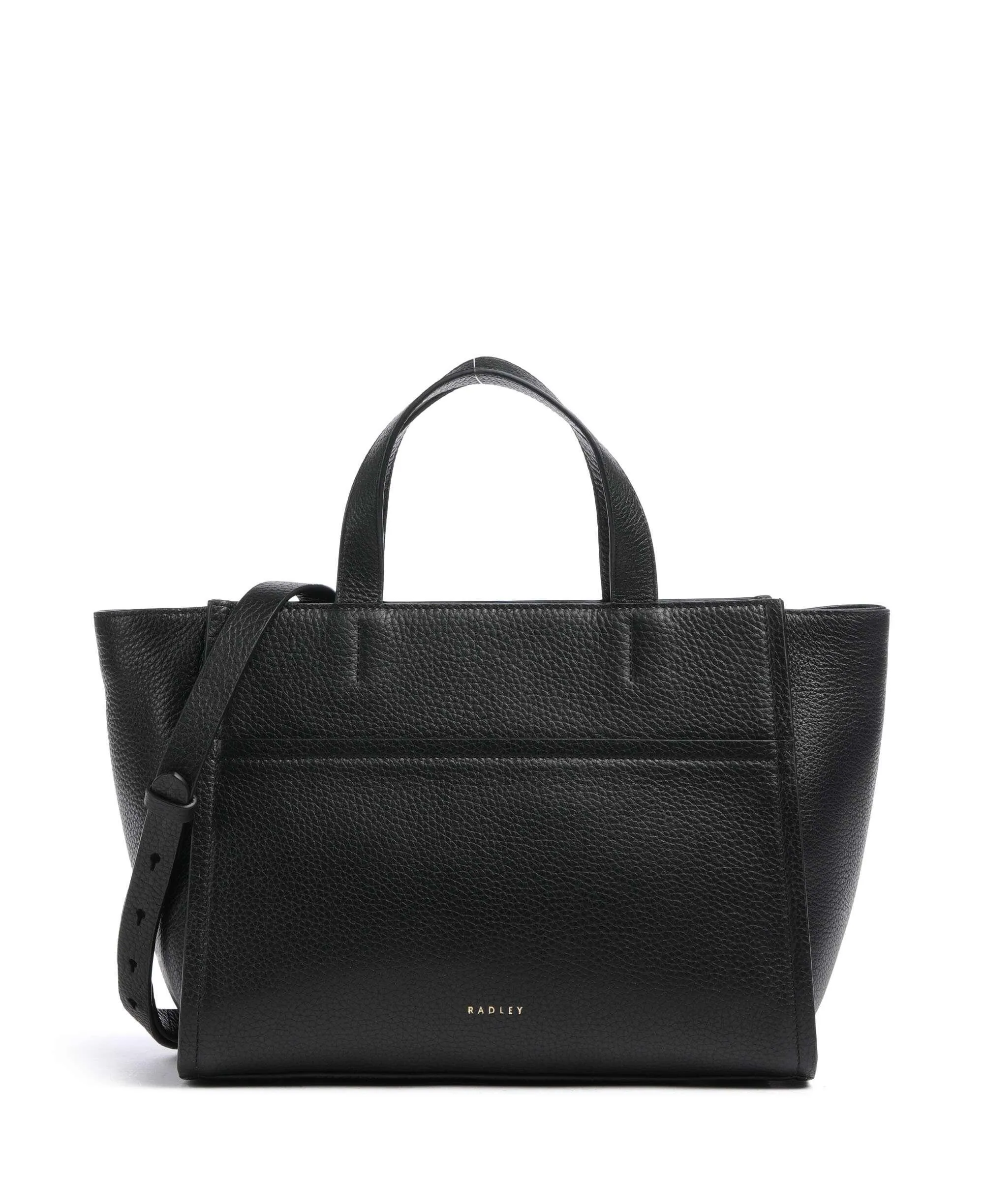  Radley London Oak Street Borsa a mano pelle di vacchetta grana nero  