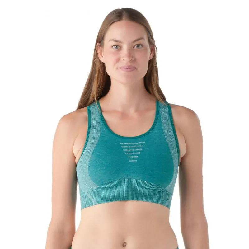 Reggiseno donna Smartwool Intraknit Racerback (verde smeraldo)