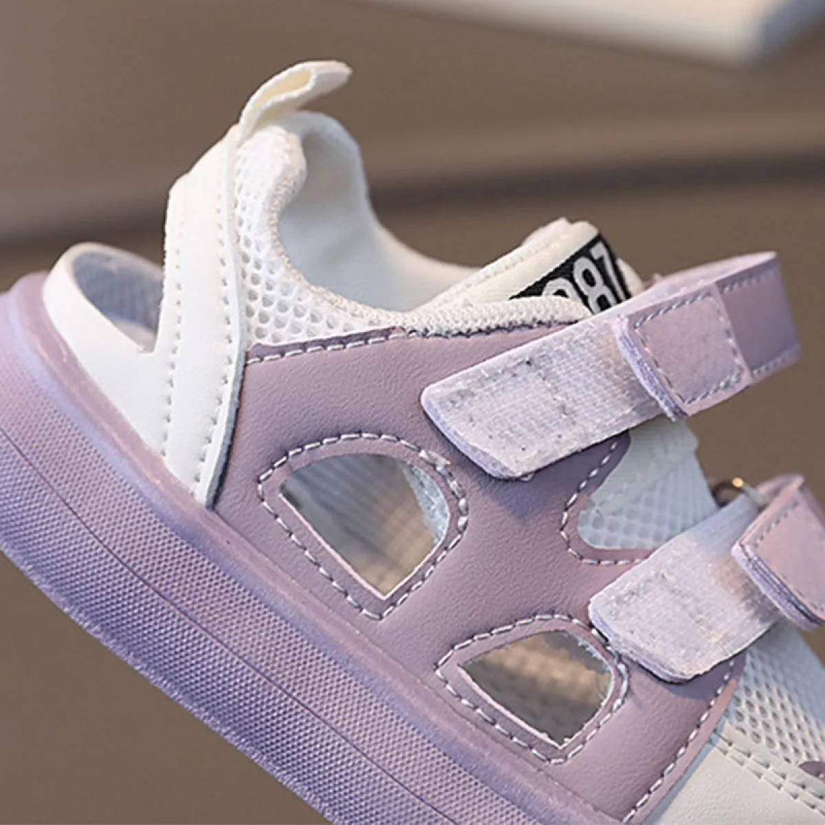 Scarpe da ginnastica per bambini scavate Viola Grigio Bianco Scarpe sportive estive Nuovo arrivo Sandali con plateau freschi per