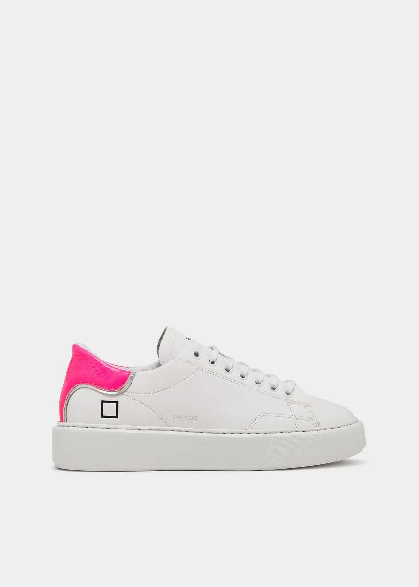 SNEAKERS Donna DATE W381-SF-FL-WF SFERA FLUO WHITE/FUXIA
