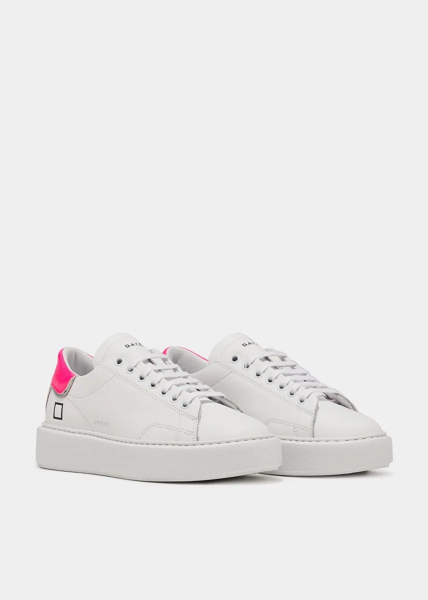 SNEAKERS Donna DATE W381-SF-FL-WF SFERA FLUO WHITE/FUXIA