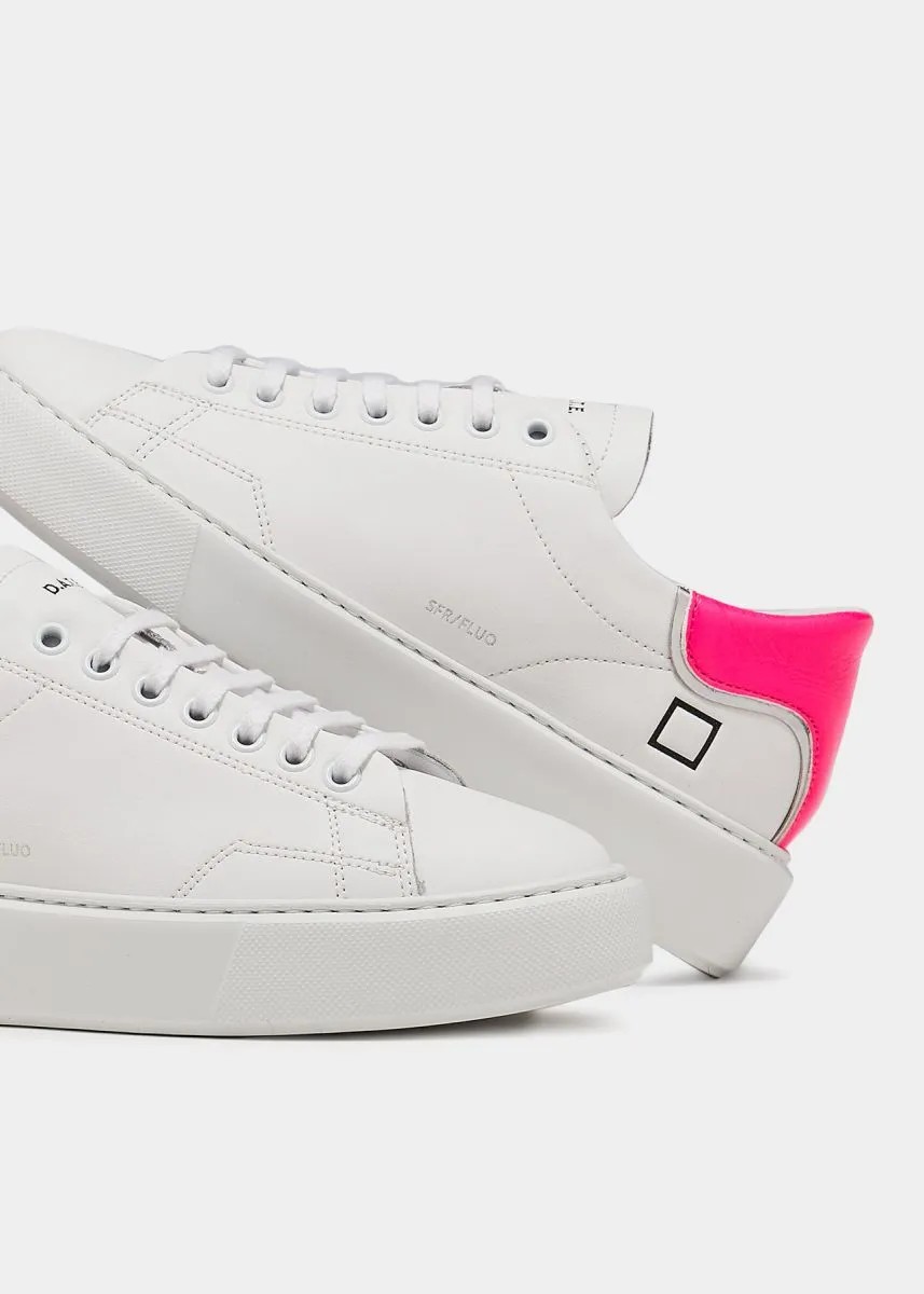 SNEAKERS Donna DATE W381-SF-FL-WF SFERA FLUO WHITE/FUXIA