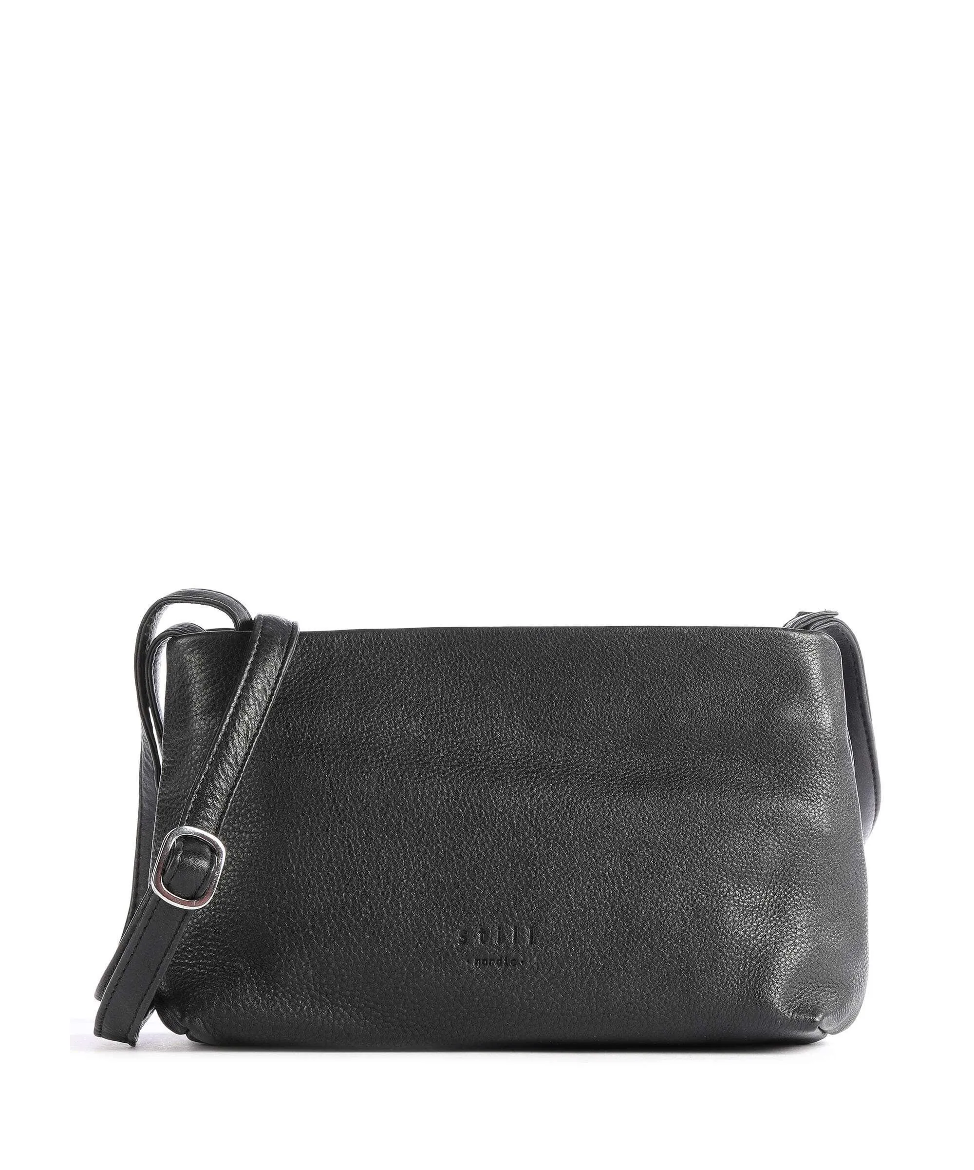  Still Nordic Khloe Borsa a tracolla pelle di vacchetta grana nero  