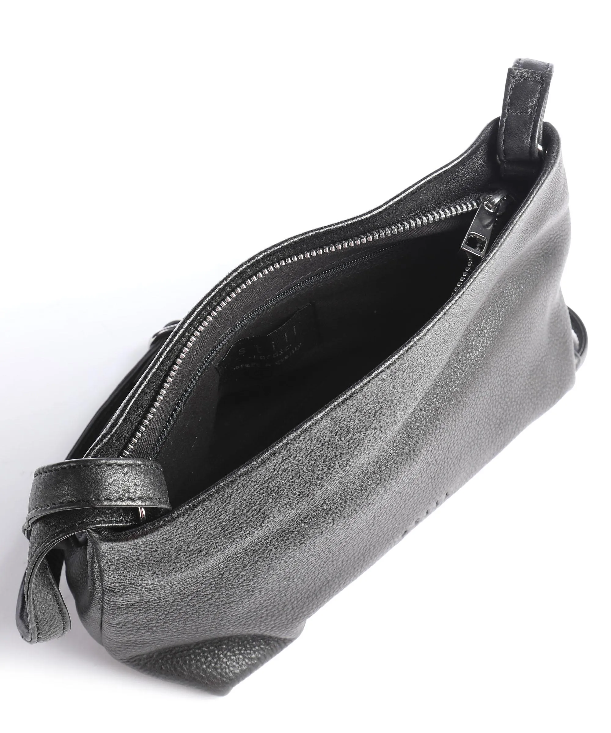 Still Nordic Khloe Borsa a tracolla pelle di vacchetta grana nero  