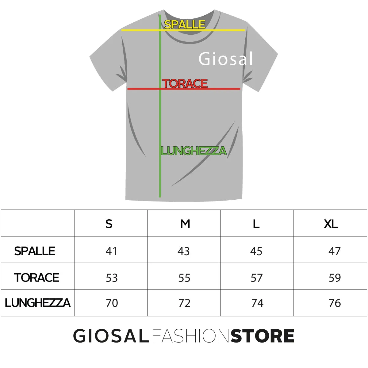 T-Shirt Uomo Stampa Scritta Grigio Girocollo Manica Corta Casual GIOSAL
