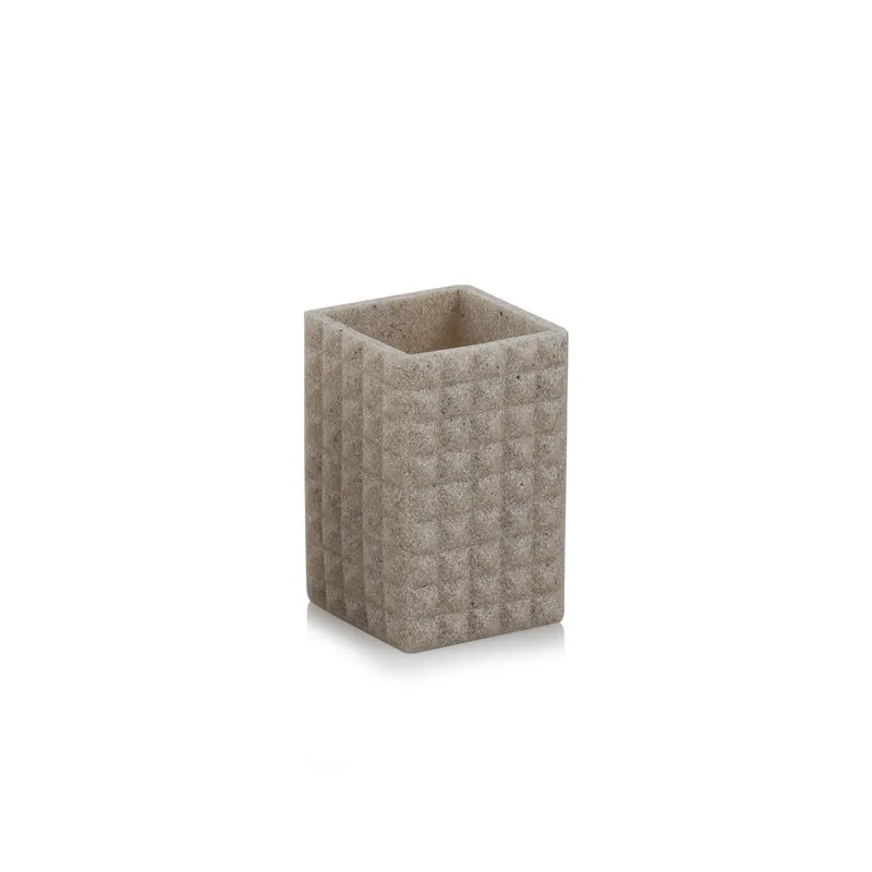 TFT Home Bicchiere portaspazzolino NAAMA, sabbia