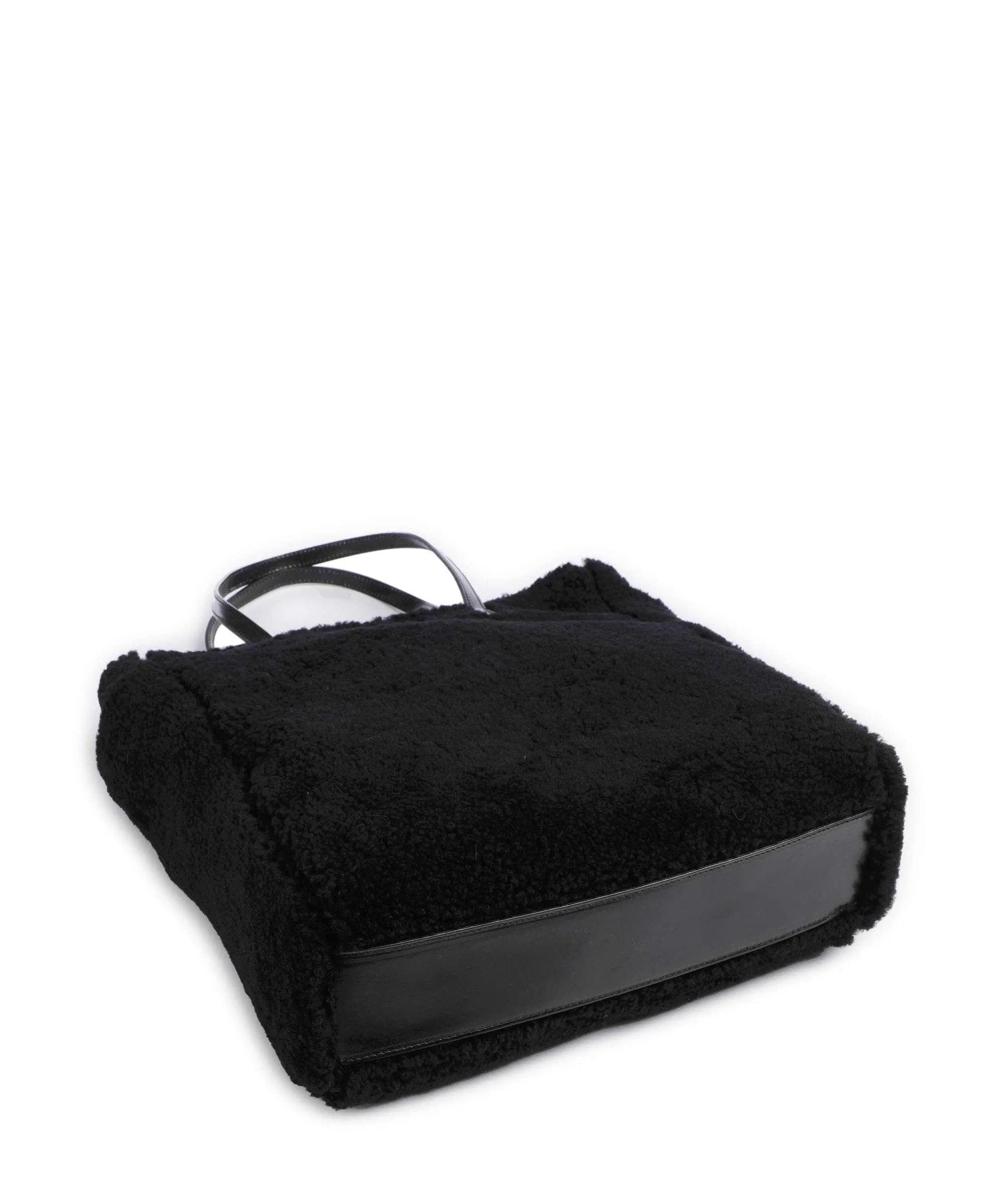  The Bridge Mirra Wow Borsa shopper pelliccia, pelle bovina nero  