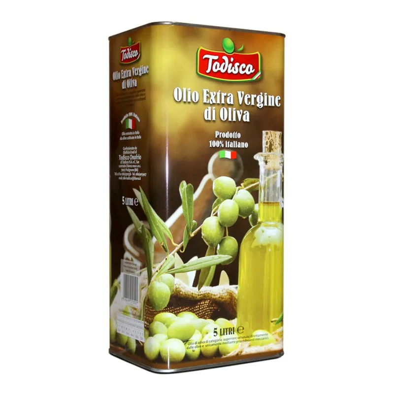 Todisco 1 latta 5 lt Olio EVO - 3 sottoli