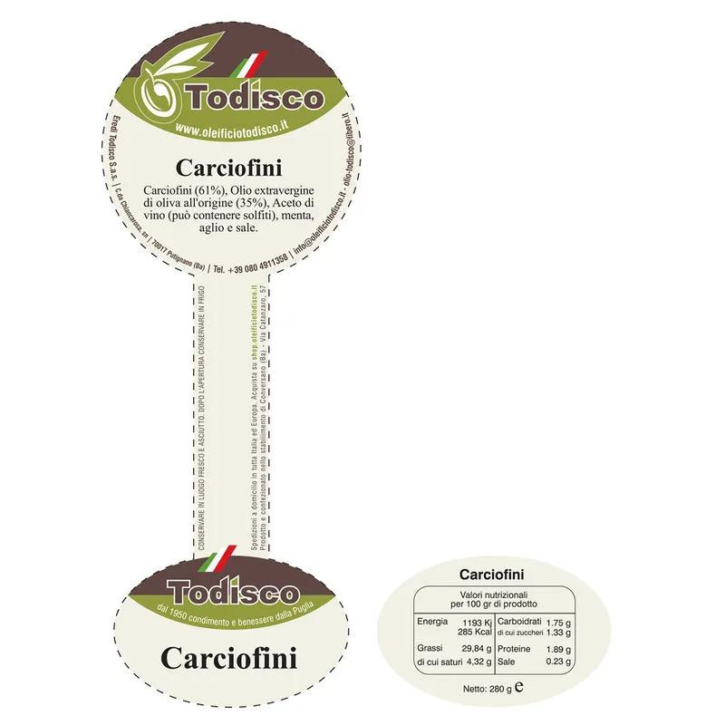 Todisco 1 latta 5 lt Olio EVO - 3 sottoli