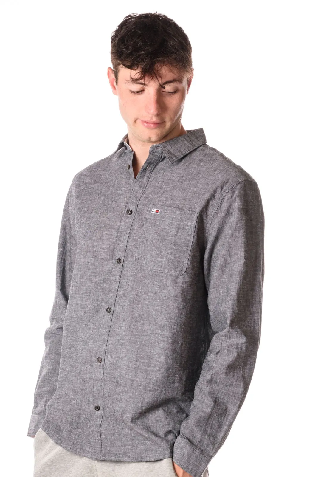 Tommy Hilfiger Camicia Linen Spring Uomo