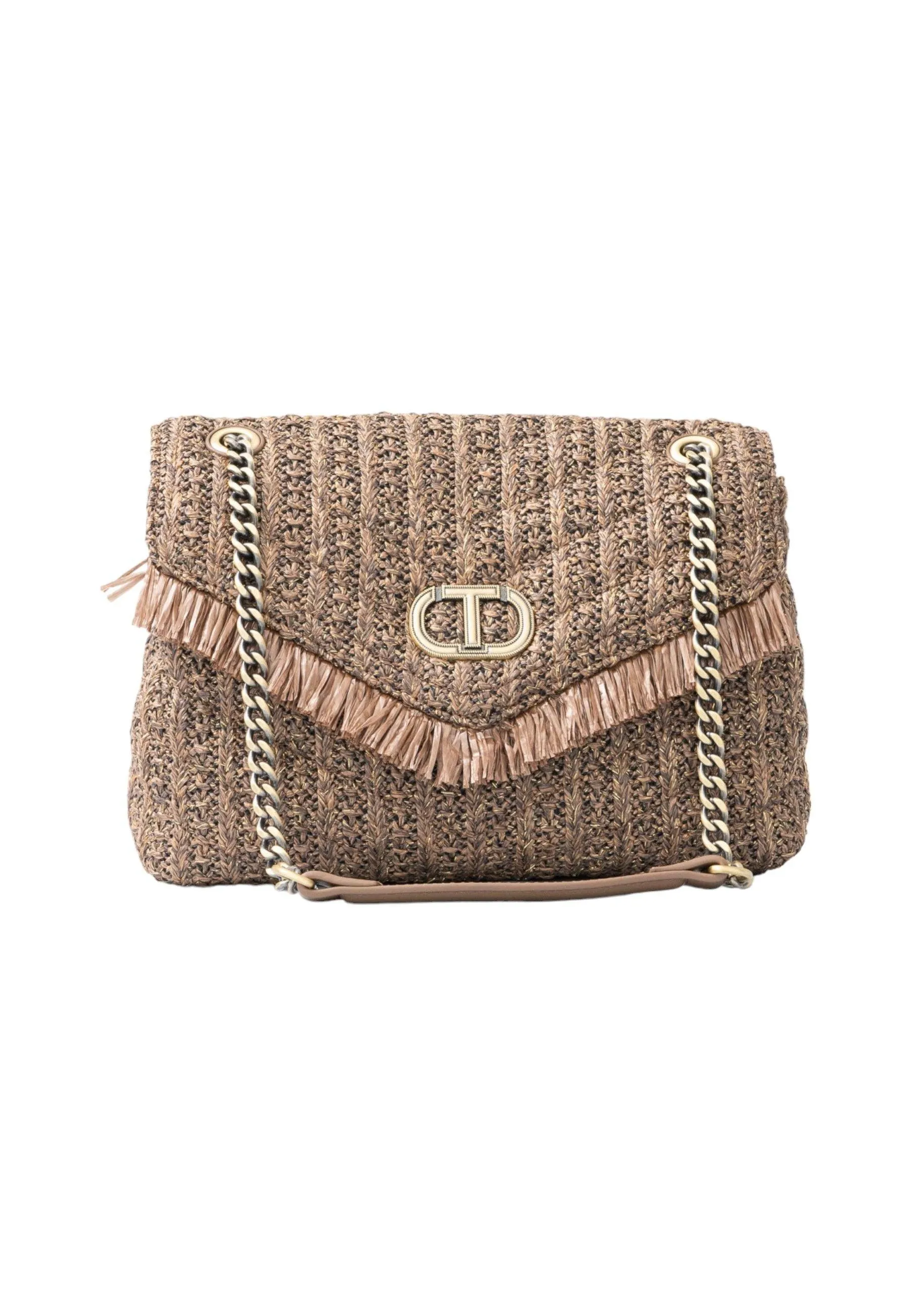 TWINSET Borsa Tracolla Donna Brown Sugar 241TB7290