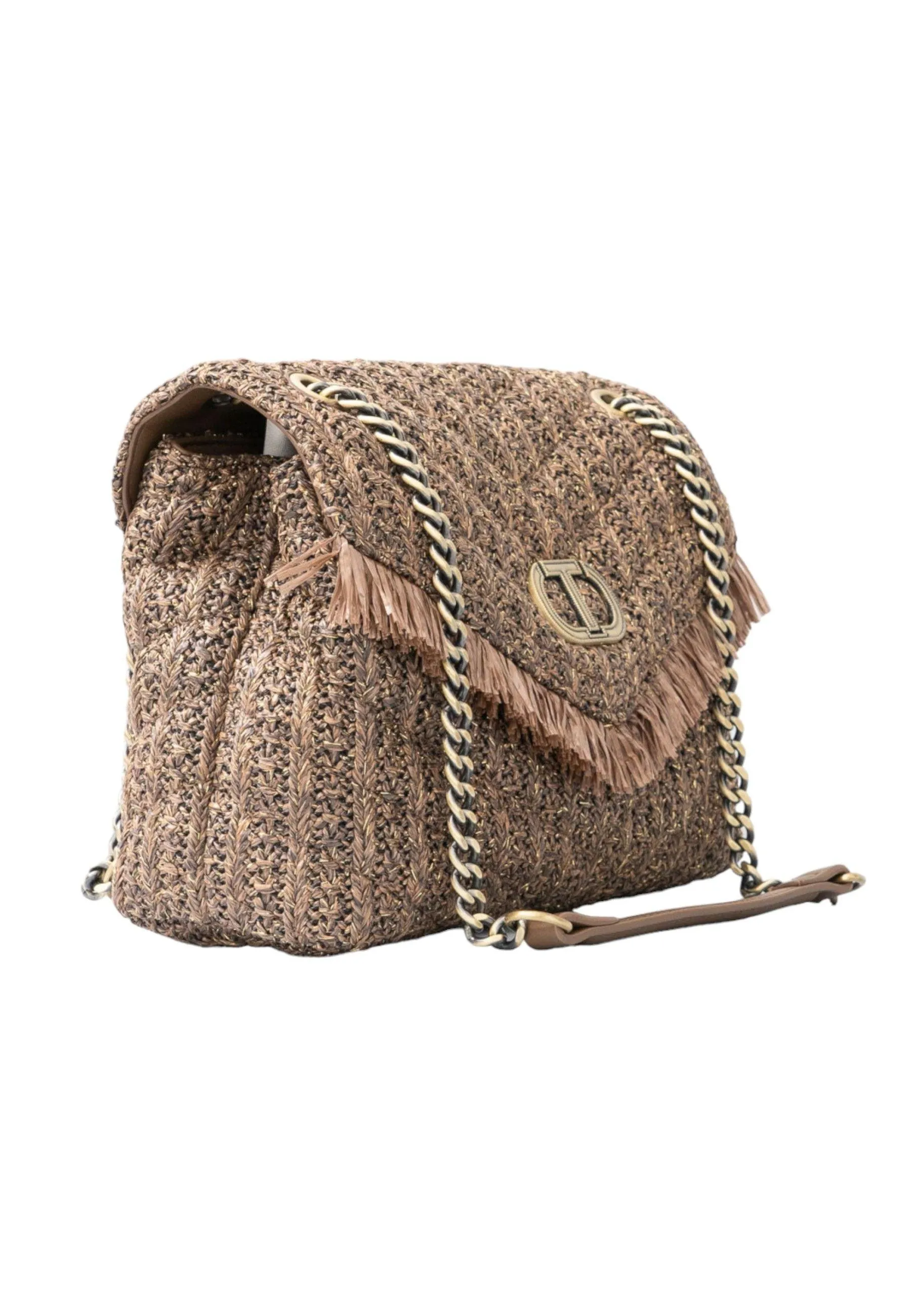 TWINSET Borsa Tracolla Donna Brown Sugar 241TB7290
