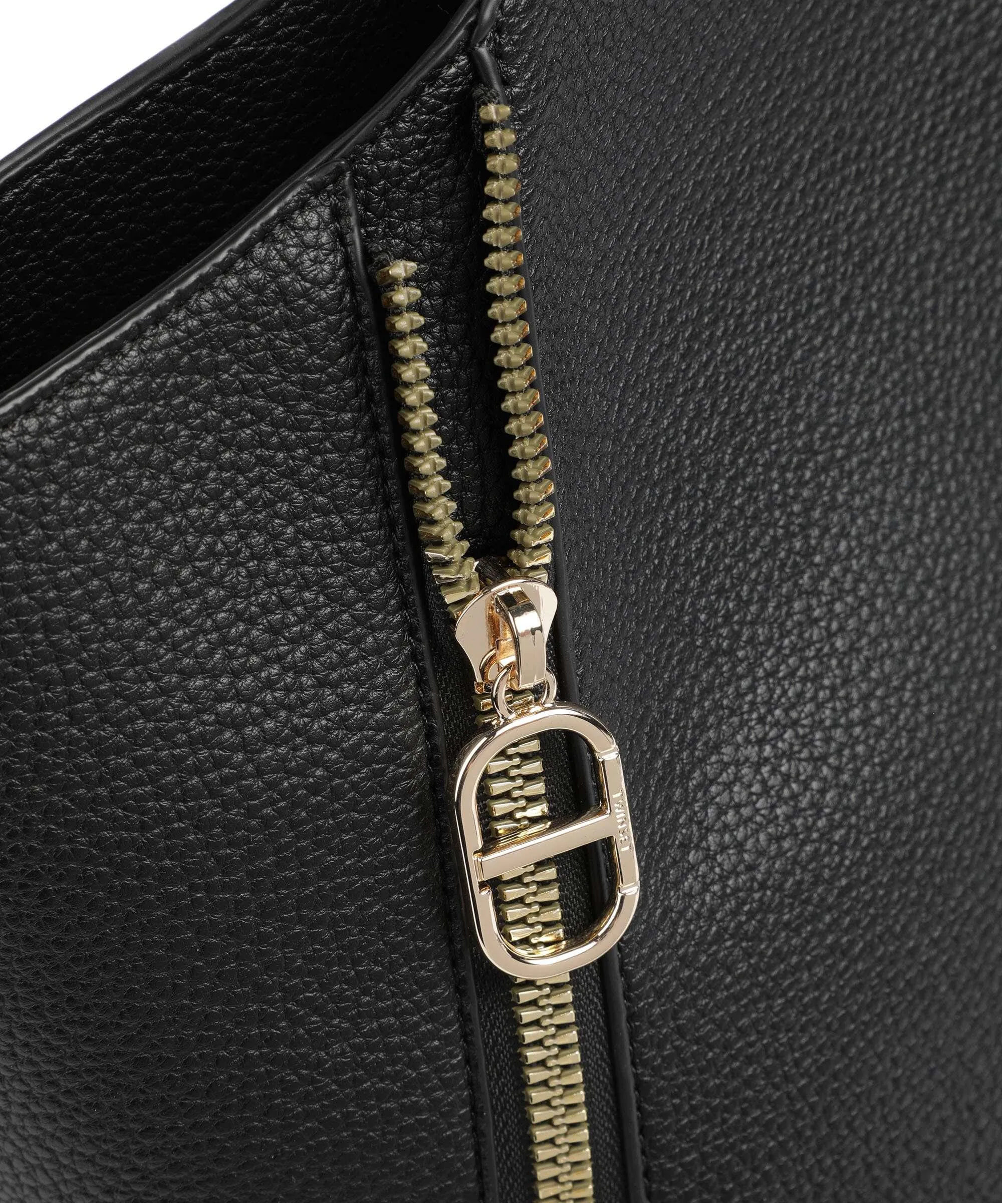  Twinset Zip 2.0 Borsa shopper pelle sintetica nero  
