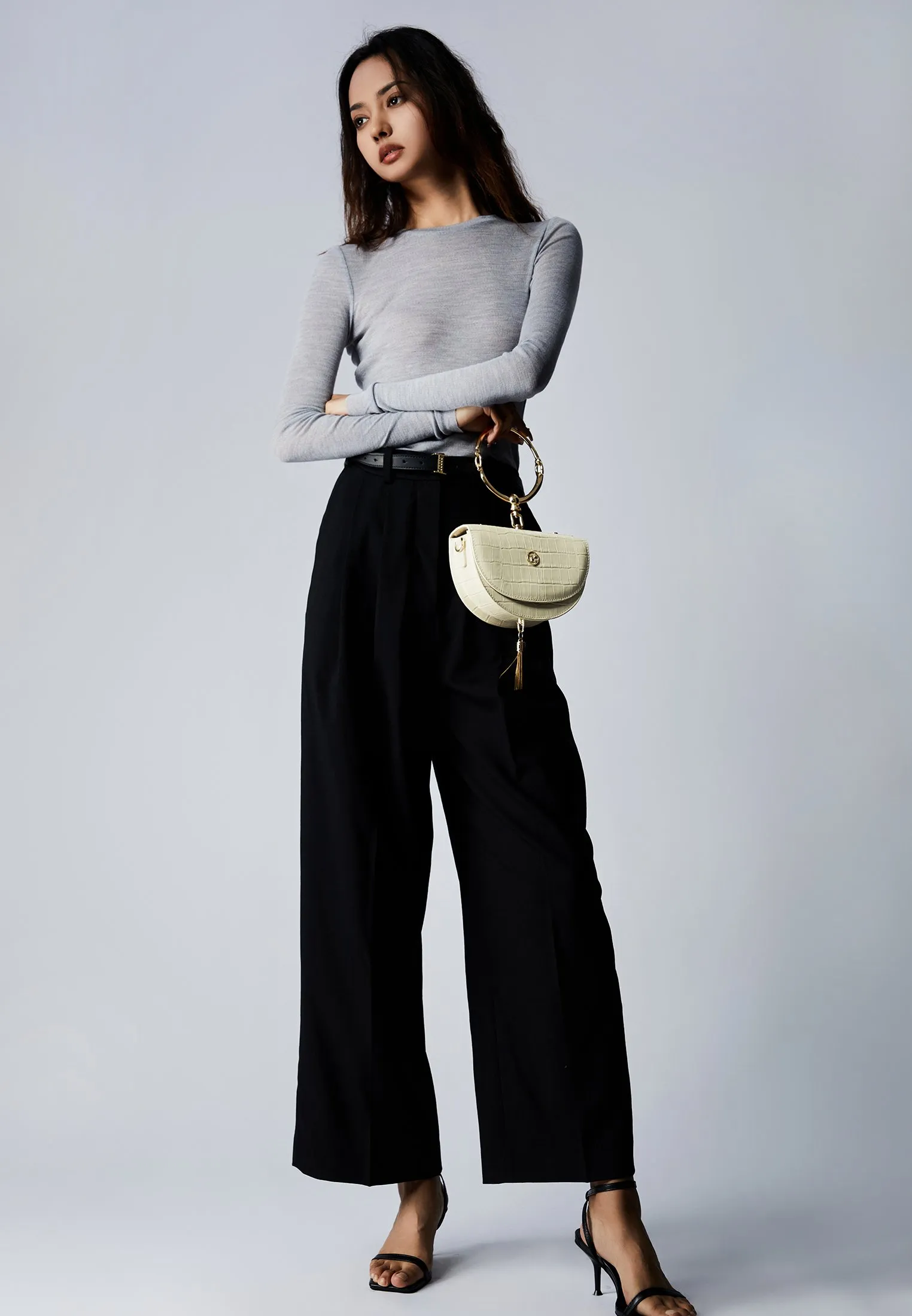 VINTAGE HALF-MOON - Borsa a mano